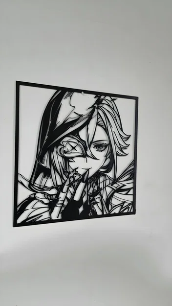 Tranh treo tường Arlechino (The Knave) từ Genshin Impact - Image 2