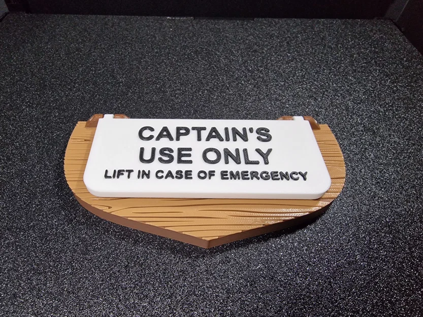 Biển báo "Captain's Use Only" cho tàu thuyền (Chỉ dẫn hướng Mạn trái và Mạn phải) - Image 2