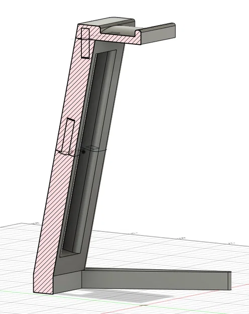 Giá treo tai nghe gaming thiết kế 3 phần in 3D gọn gàng - Image 4