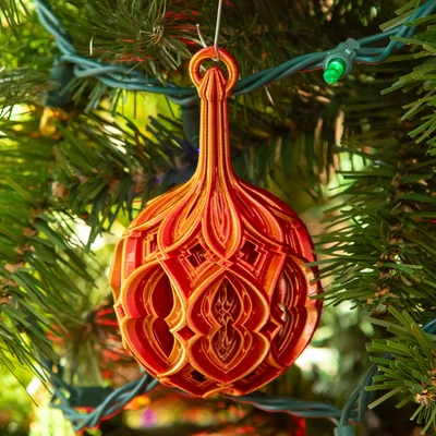 Quả cầu Giáng sinh kim cương xếp lớp (Stacked Diamond Christmas Ball)