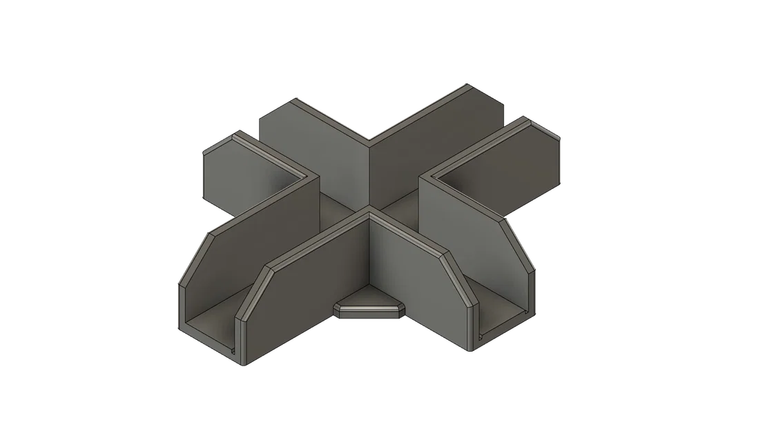 Bộ Ê-ke Lắp Ráp Dạng X và T Cho Ván Melamine 16mm - Độ Chính Xác Cao - Image 3