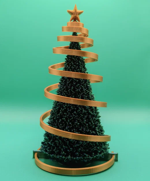 Cây thông Noel dạng dải ruy-băng chân thực - Image 1