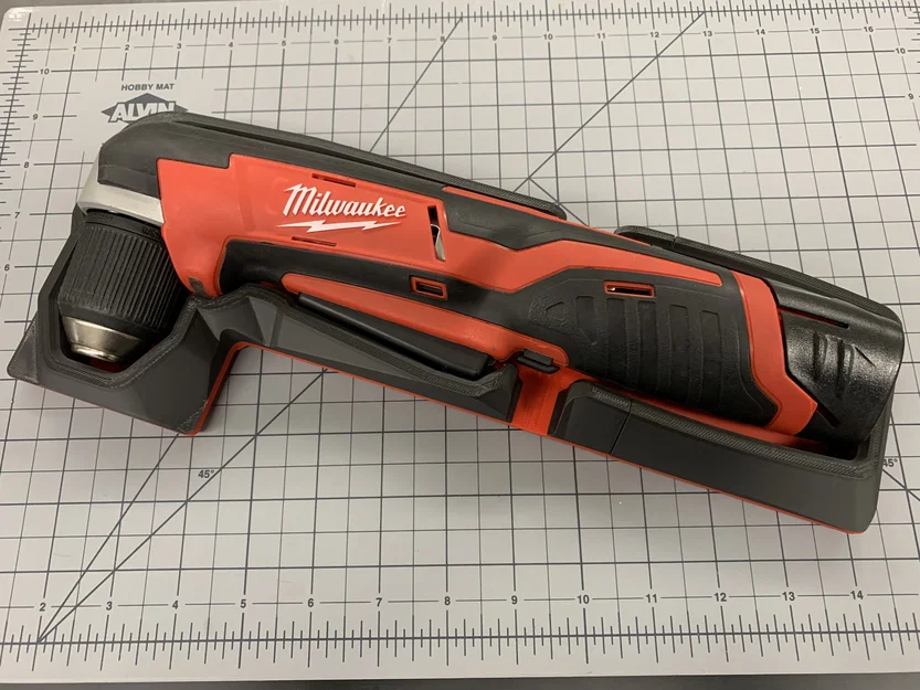 Khay Shadow Tray hệ Gridfinity - Máy khoan góc vuông Milwaukee 2415-20 - Image 1