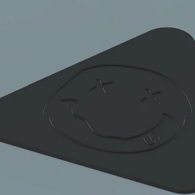 Phím gảy đàn guitar phong cách NIRVANA in 3D độc đáo