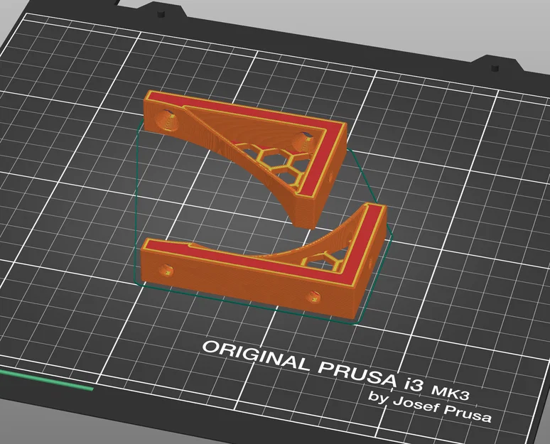 Giá đỡ kệ nhỏ họa tiết tổ ong - Image 6
