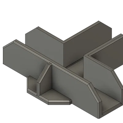 Ê-ke lắp ráp dạng X và T cho ván Melamine 18mm - Hỗ trợ dựng tủ, kệ chính xác