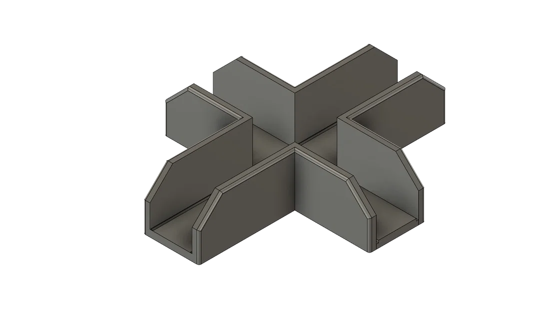 Ê-ke lắp ráp dạng X và T cho ván Melamine 18mm - Hỗ trợ dựng tủ, kệ chính xác - Image 3