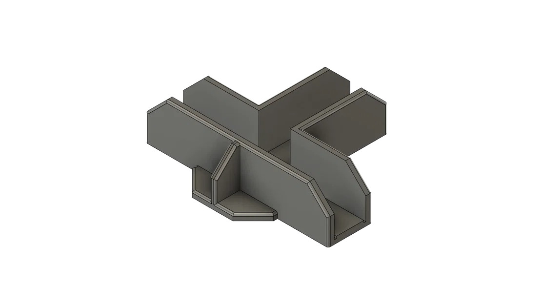 Bộ Kè Góc Liên Kết Dạng Chữ X và T Cho Ván Melamine 15mm - Image 3