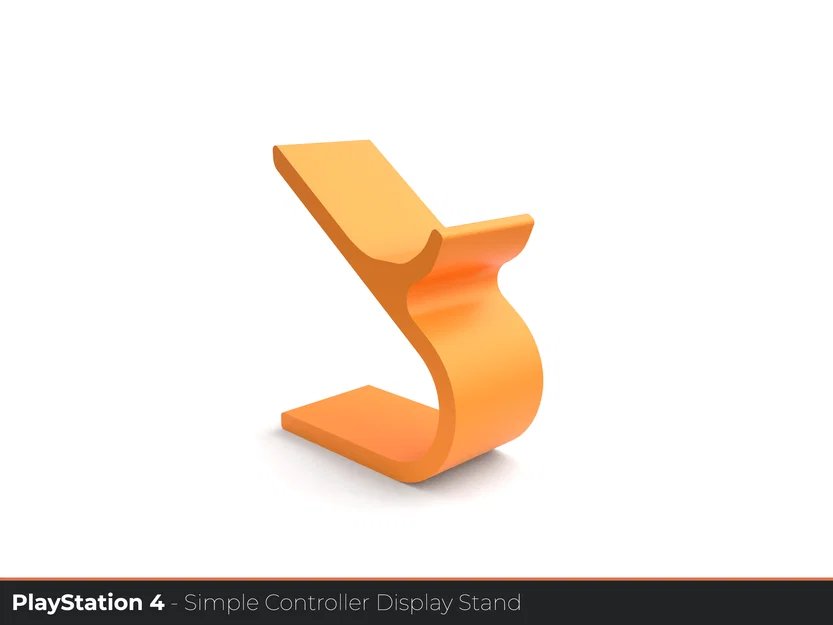 Đế trưng bày tay cầm PlayStation 4 đơn giản - Image 1