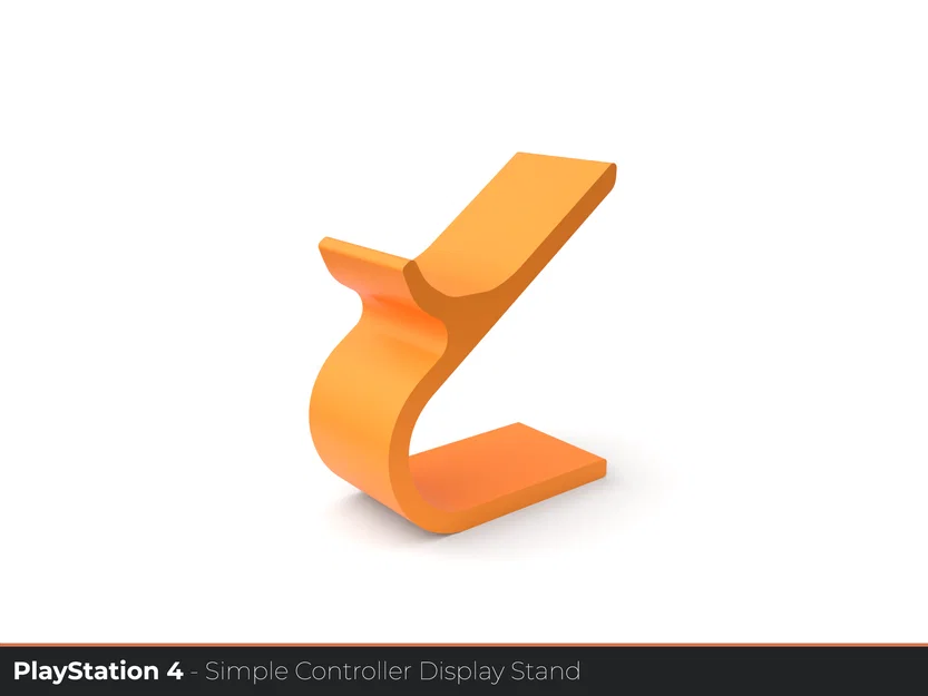 Đế trưng bày tay cầm PlayStation 4 đơn giản - Image 2