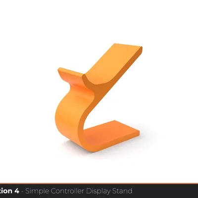 Đế trưng bày tay cầm PlayStation 4 đơn giản