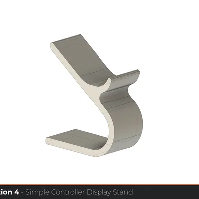Đế trưng bày tay cầm PlayStation 4 đơn giản