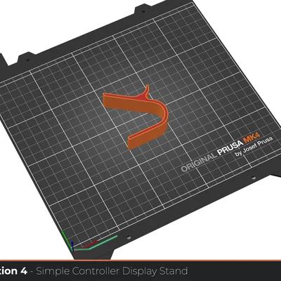 Đế trưng bày tay cầm PlayStation 4 đơn giản