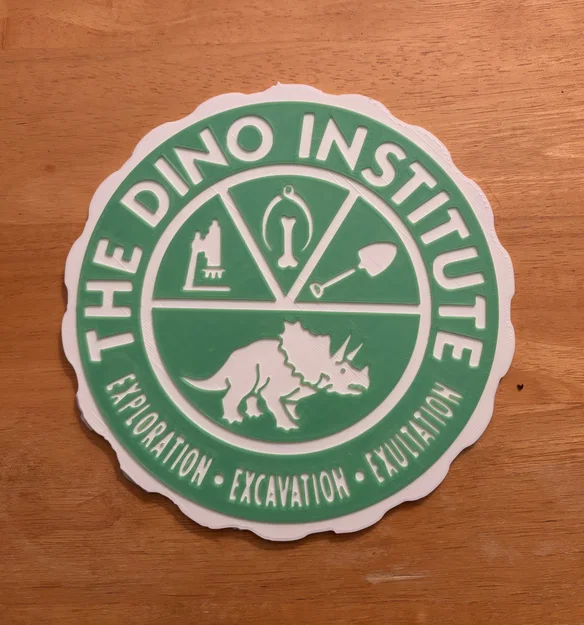 Mô hình logo The Dino Institute in 3D độc đáo - Image 1