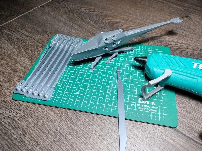 Mô hình 3D Dune Ornithopter (20cm) - Hướng dẫn in và lắp ráp chi tiết - Image 2