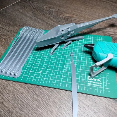 Mô hình 3D Dune Ornithopter (20cm) - Hướng dẫn in và lắp ráp chi tiết