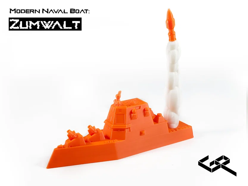 Mô hình tàu chiến hiện đại: Tàu khu trục lớp Zumwalt - Image 1