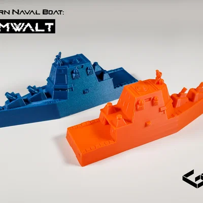 Mô hình tàu chiến hiện đại: Tàu khu trục lớp Zumwalt