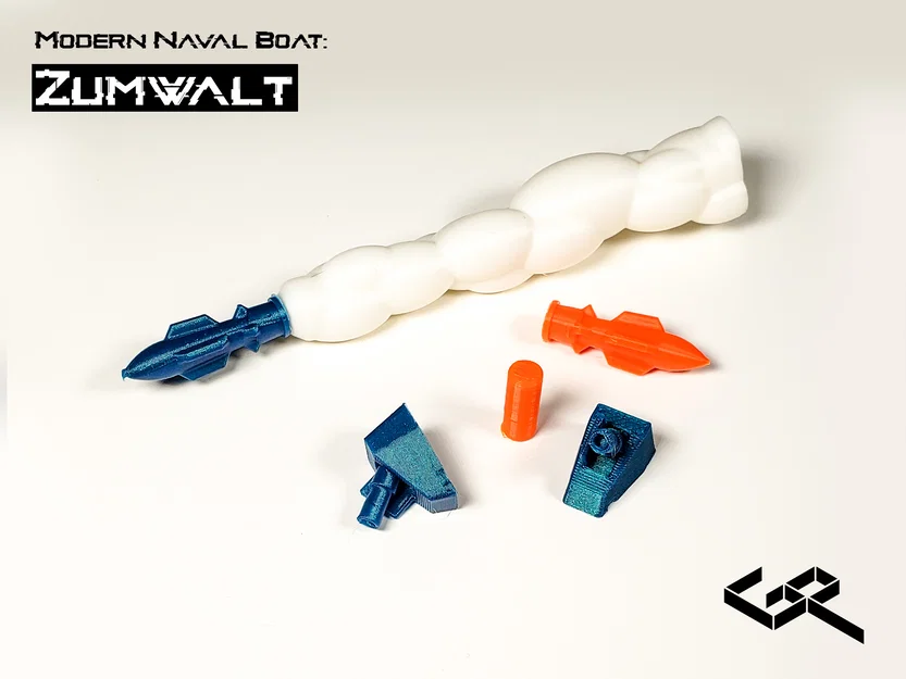 Mô hình tàu chiến hiện đại: Tàu khu trục lớp Zumwalt - Image 5