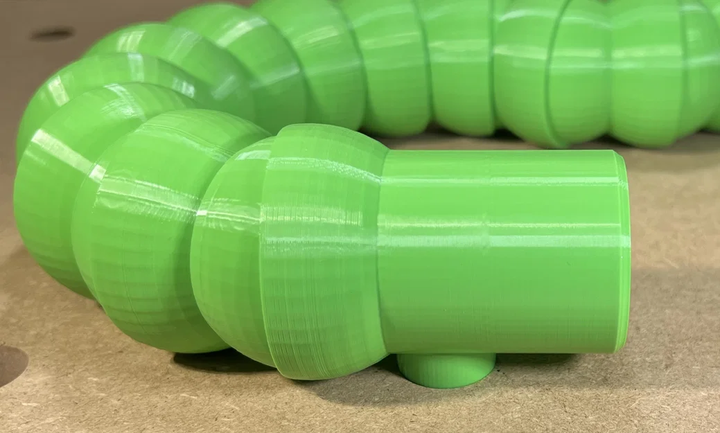 Ống hút bụi linh hoạt dạng khớp cho bàn MFT (lỗ 19mm - 20mm, ray Festool) - Image 3