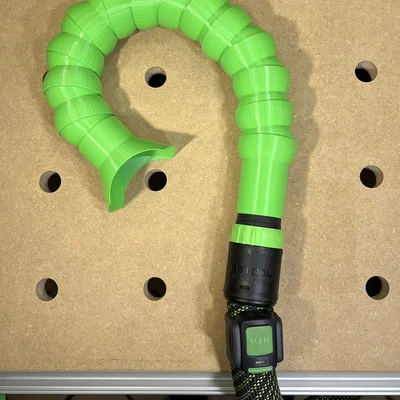 Ống hút bụi linh hoạt dạng khớp cho bàn MFT (lỗ 19mm - 20mm, ray Festool)