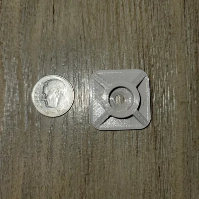 Giá treo dây cáp bằng zip tie có lỗ bắt vít