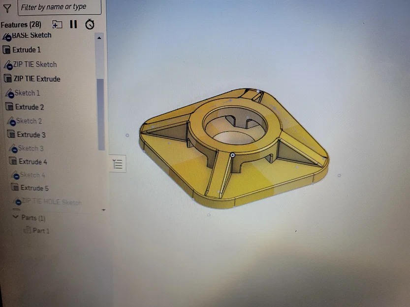 Giá treo dây cáp bằng zip tie có lỗ bắt vít - Image 4