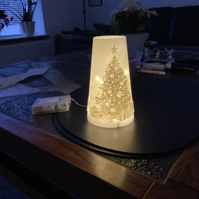 Mô hình đèn ngủ 3D cây thông Noel trang trí Giáng sinh tuyệt đẹp