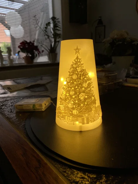 Mô hình đèn ngủ 3D cây thông Noel trang trí Giáng sinh tuyệt đẹp - Image 2