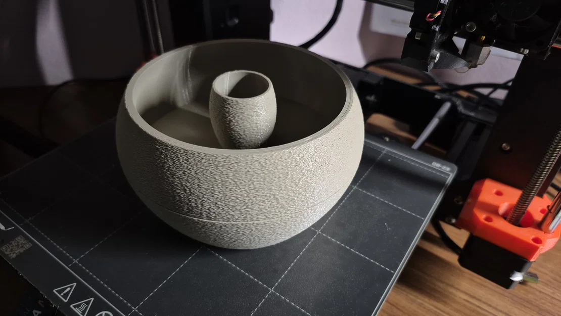 Tô đựng hạt dẻ cười 3D thông minh - Thiết kế 2 ngăn tiện lợi - Image 1