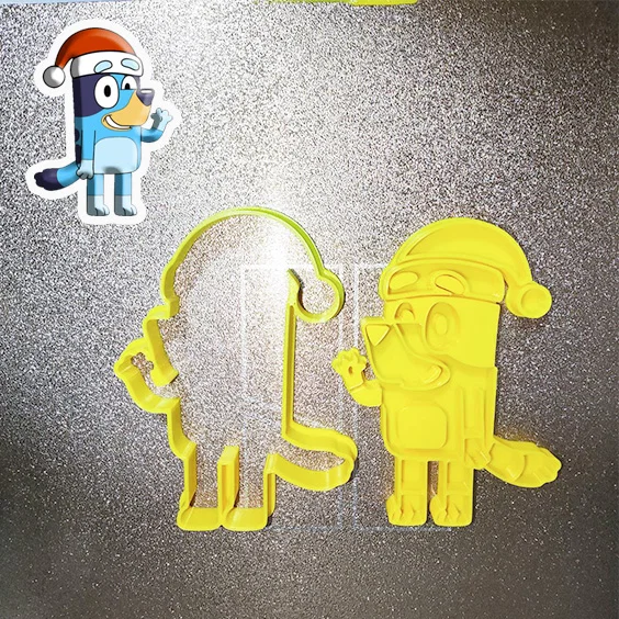 Khuôn cắt bánh quy Bluey phiên bản Giáng sinh (File in 3D) - Image 1