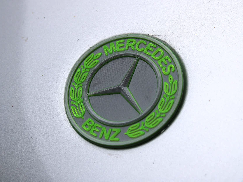 Logo nắp capo Mercedes | A1298880116 | Biểu tượng 57mm | - Image 1