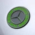 Logo nắp capo Mercedes | A1298880116 | Biểu tượng 57mm | - Thumbnail 1