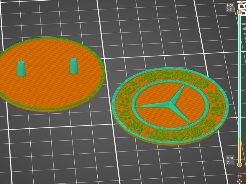 Logo nắp capo Mercedes | A1298880116 | Biểu tượng 57mm | - Image 4