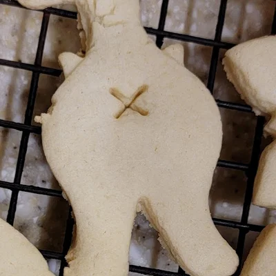 Khuôn cắt bánh quy hình mông mèo (Cat Butt Cookie Cutter) độc đáo