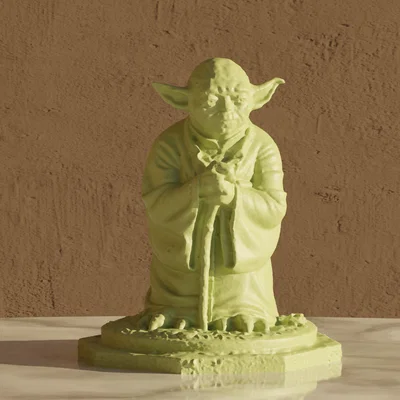 Mô hình tượng Master Yoda 3D - Đồ trang trí Star Wars cực chất