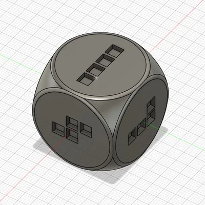 Xúc xắc in 3D độc đáo cho trò chơi Balance Tetris