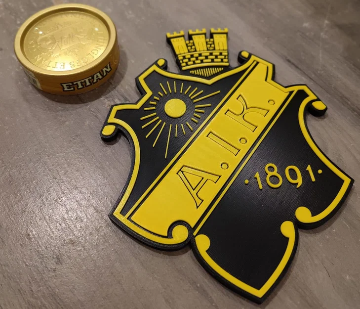 Mô hình khiên logo câu lạc bộ AIK - Image 2