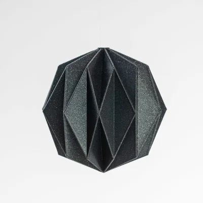 Quả cầu trang trí Giáng sinh phong cách Origami in 3D