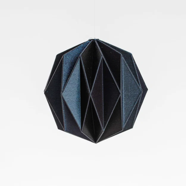 Quả cầu trang trí Giáng sinh phong cách Origami in 3D - Image 6