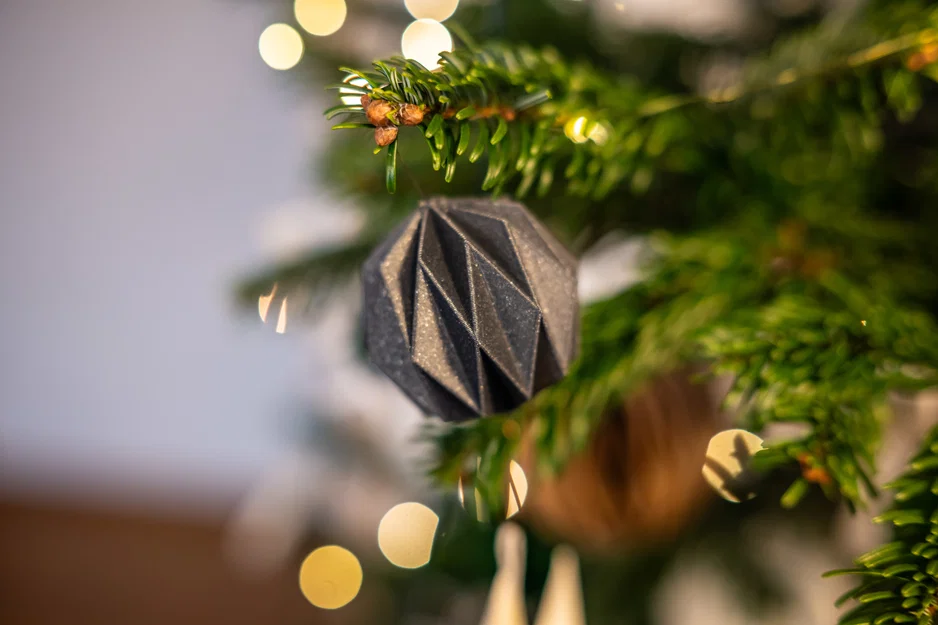 Quả cầu trang trí Giáng sinh phong cách Origami in 3D - Image 11