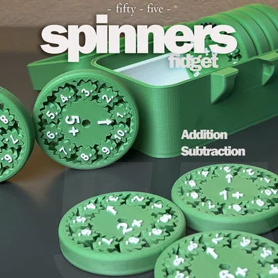 Math Fidget Spinners 5,5 - Công cụ học toán cộng trừ nhân chia