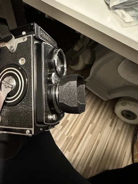 Loa che nắng 3D (Lens Hood) ngàm Bay-1 cho máy ảnh film TLR - Image 2