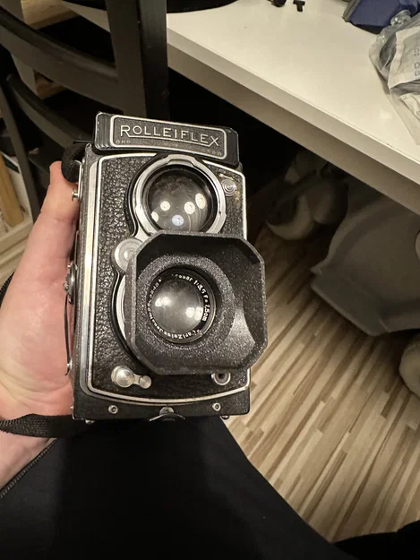 Loa che nắng 3D (Lens Hood) ngàm Bay-1 cho máy ảnh film TLR - Image 3