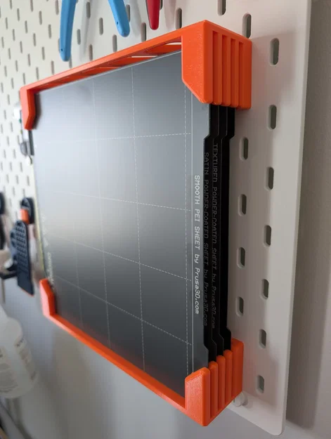 Giá đỡ tấm thép Prusa cho hệ thống Ikea Skadis T-Clip - Image 1