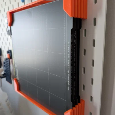 Giá đỡ tấm thép Prusa cho hệ thống Ikea Skadis T-Clip