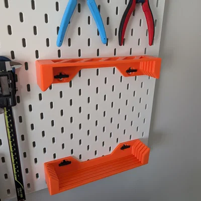 Giá đỡ tấm thép Prusa cho hệ thống Ikea Skadis T-Clip