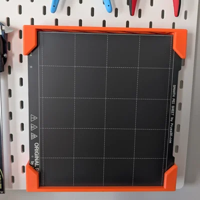 Giá đỡ tấm thép Prusa cho hệ thống Ikea Skadis T-Clip