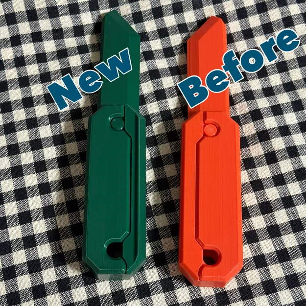 Đồ chơi fidget dao trọng lực phiên bản kéo dài (không cần ốc vít) - Image 1
