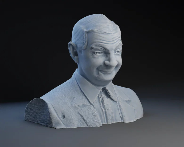 Mô hình 3D tượng Mr. Bean (Rowan Atkinson) đầy biểu cảm - Image 2
